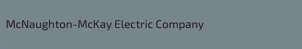 McNaughton-McKay Electric Company